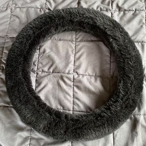 Fuzzy steering wheel cover